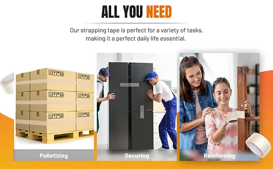 Bande de filament de fibre de verre croisée de puissance de maintien fiable