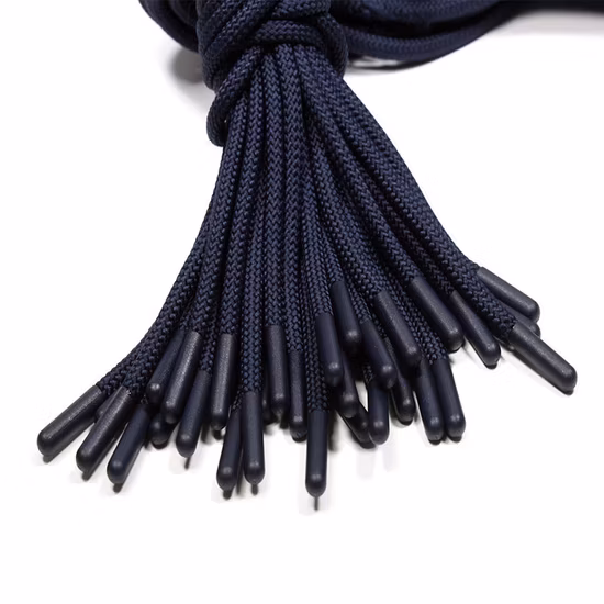 Lacets plats durables en Polyester noir bleu rétro pour chaussures de planche, offre spéciale