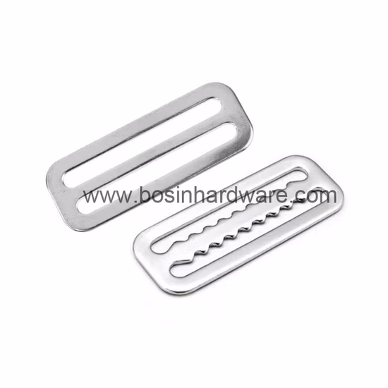 Boucle coulissante en métal pour sangle